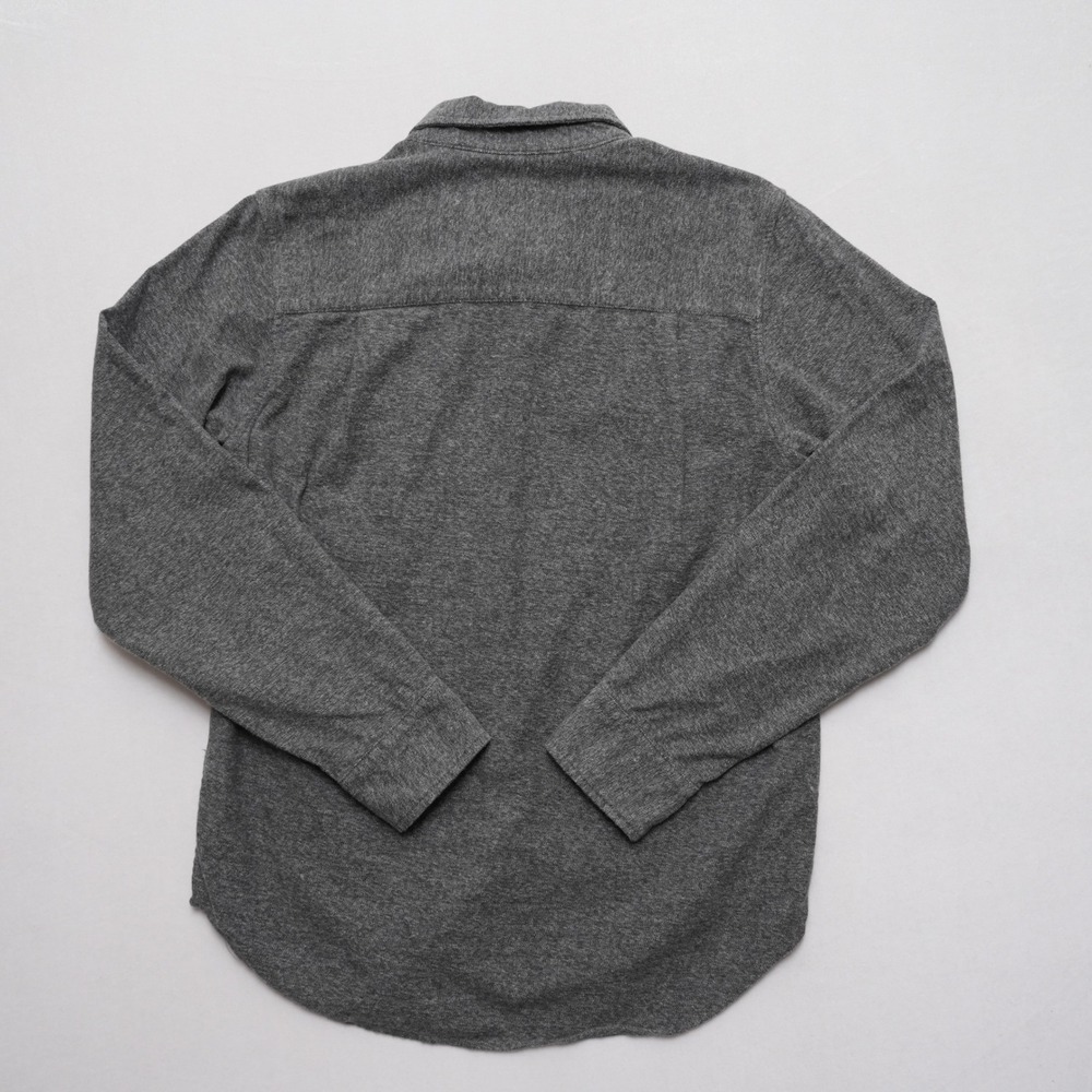 Bridge & Burn Mens Medium Gray Flannel Work Shirt PNW Portland Style - Picture 10 of 13